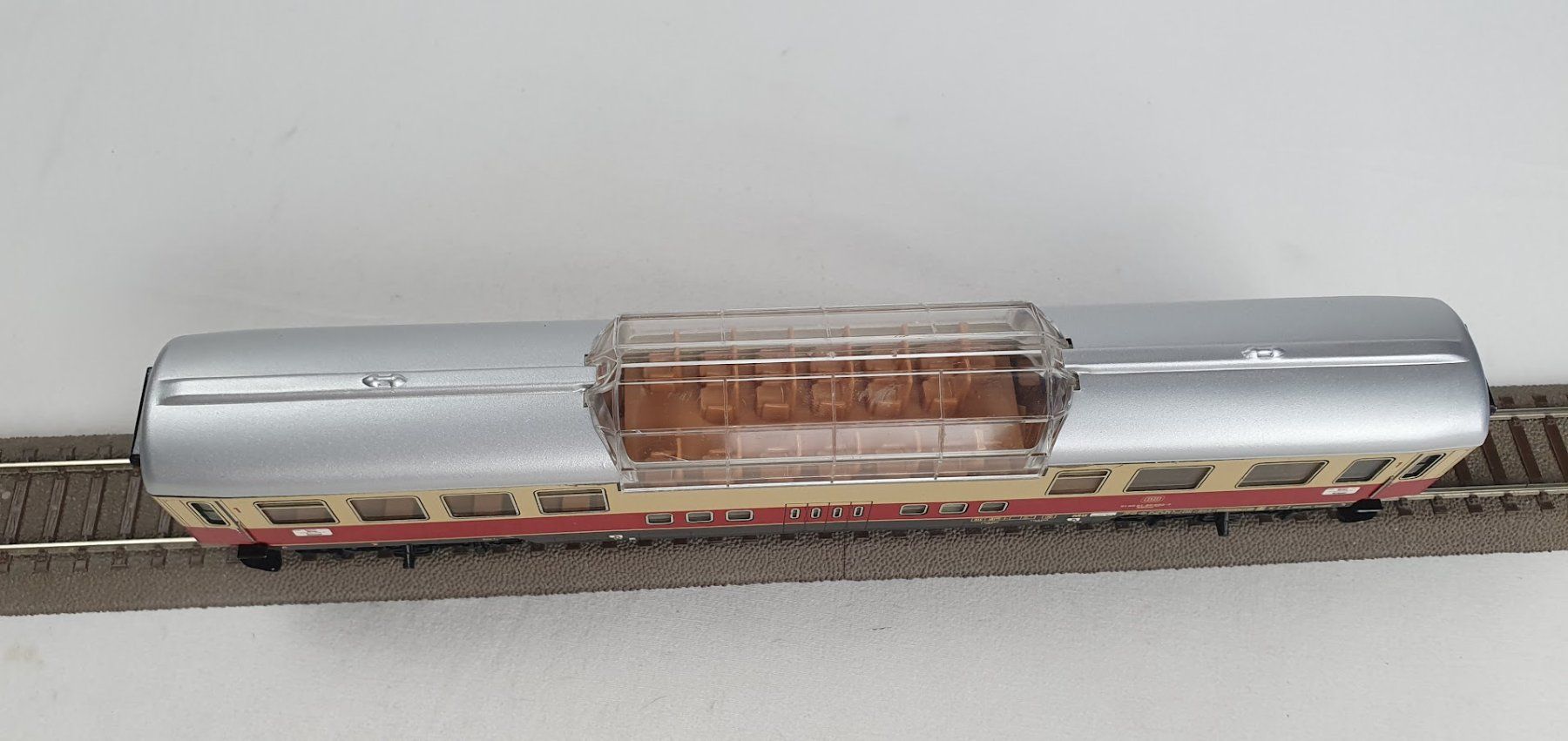 Märklin Modellini di ferrovie: Märklin 4090 DB ADüm "TEE-Aussichtswagen", Version: 1969 – Usato da Seon venduto da voAllBah 3