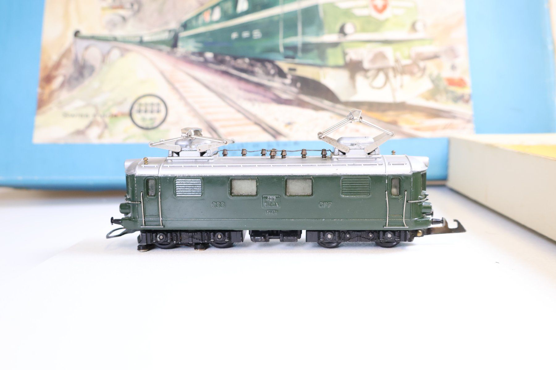 Wesa Modellini di ferrovie: WESA SBB Re 4/4 E-Lok & Güterzug Set - OVP – Usato da Winterthur venduto da Monstera 2