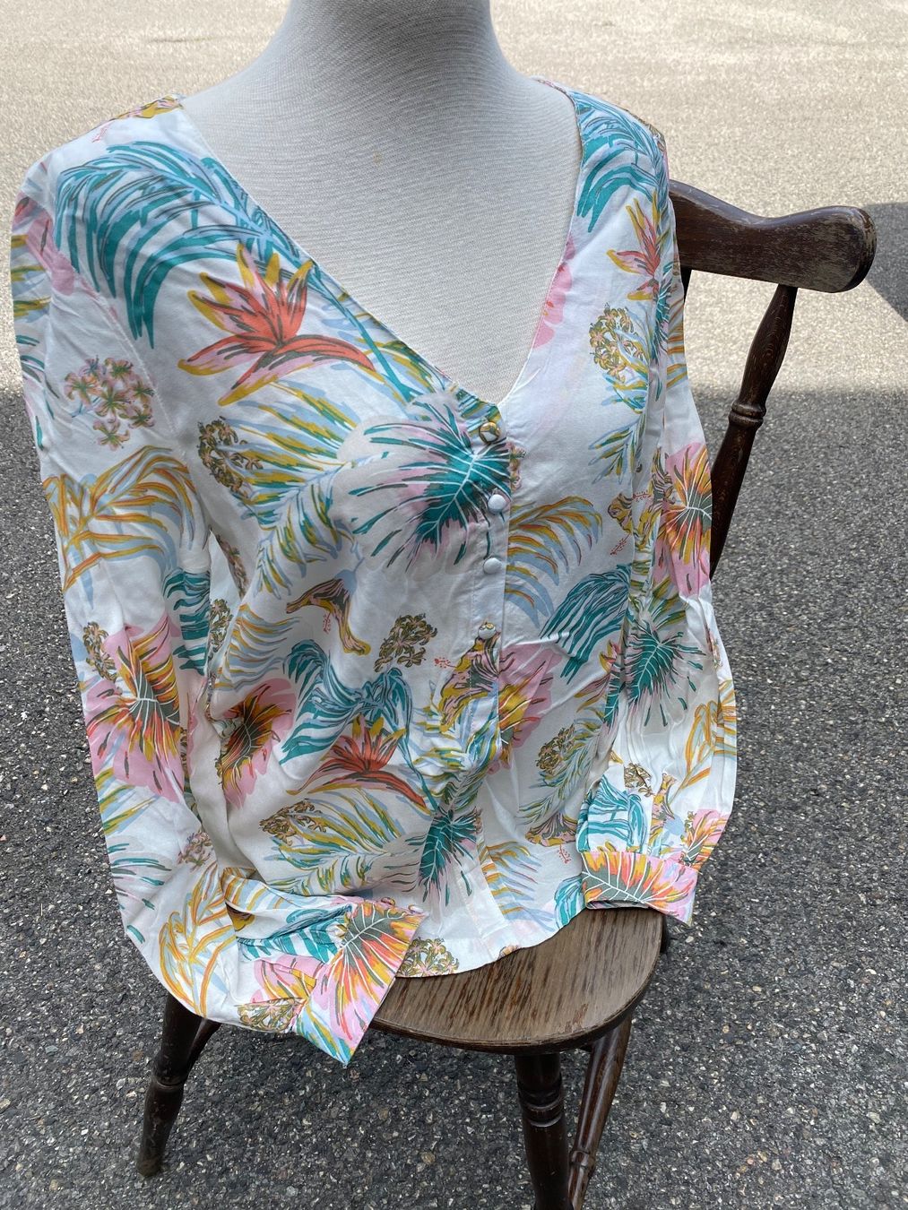 Camicette: Chemise Roxy Femmes Taille S – Nuovo e nell'imballaggio originale da Orbe venduto da D-stockFactory-Orbe