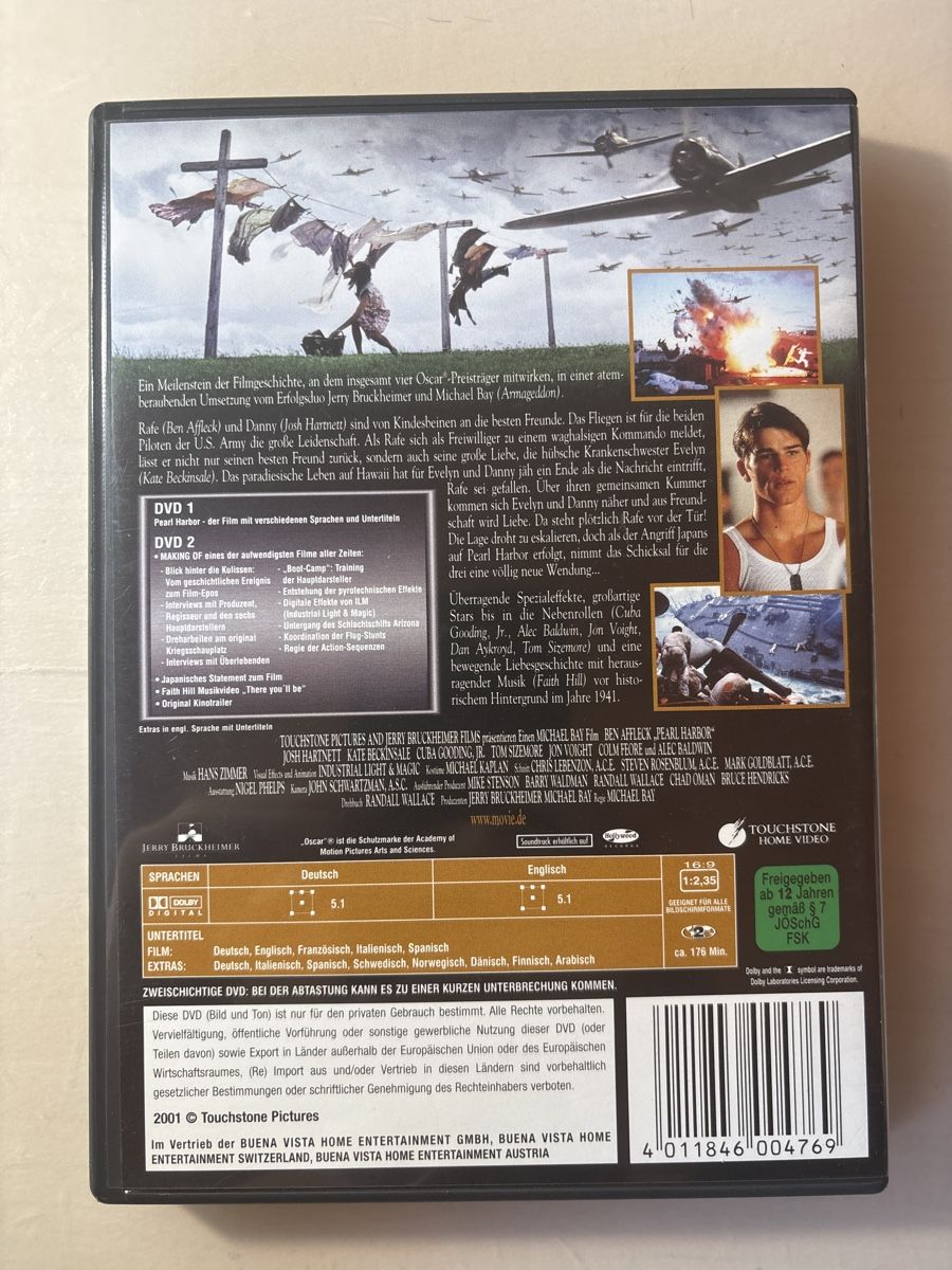 Tutti i DVDs: Pearl Harbor – Usato da Ruswil venduto da Slivio_ 1