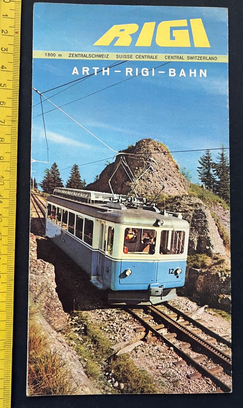 Documenti: Arth-RIGI-Bahn/ Prospekt 1970er Jahre – Usato da Ostermundigen venduto da DaxKarten-75