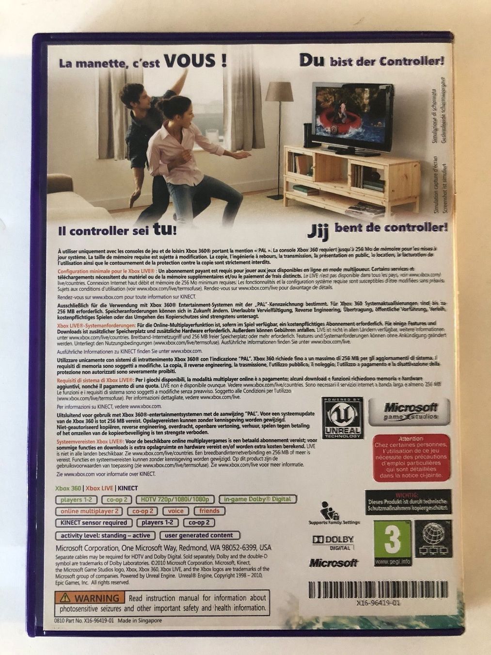 Microsoft Giochi: Kinect Adventures für Xbox 360 – Usato da Kestenholz venduto da Mad18 1