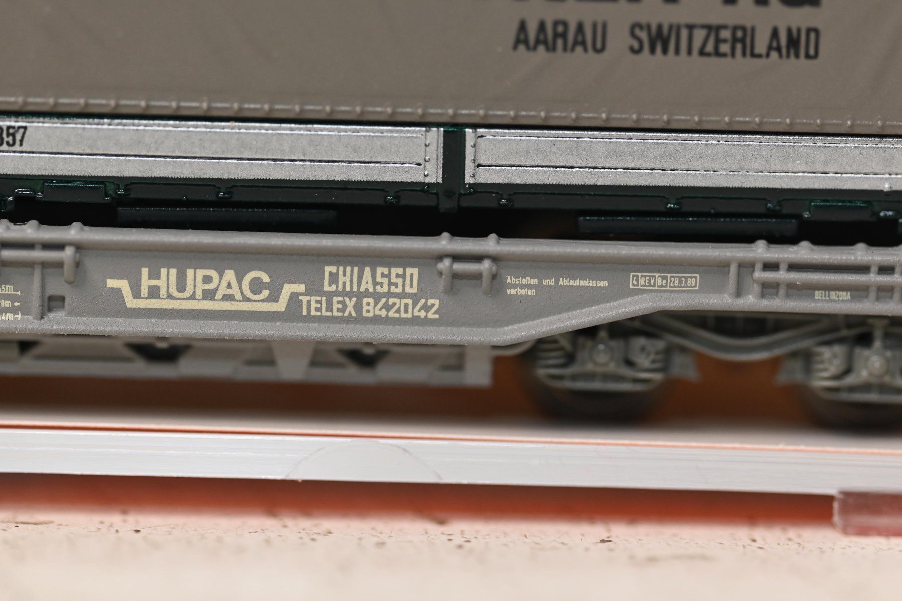 Roco Trains électriques: Hangartner  HUPAC Roco Spur N mit OVP – D'occasion à Laupen ZH par Zmoewe 3