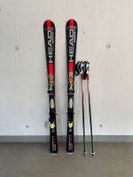 Head Supershape i.Rally Ski mit Leki Stöcken gebraucht