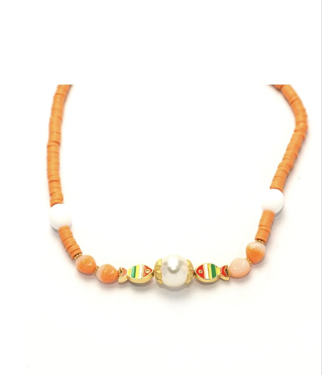 Ketten: Orange Fish Neclace – Neu und originalverpackt aus Adliswil von sed_tn96 1