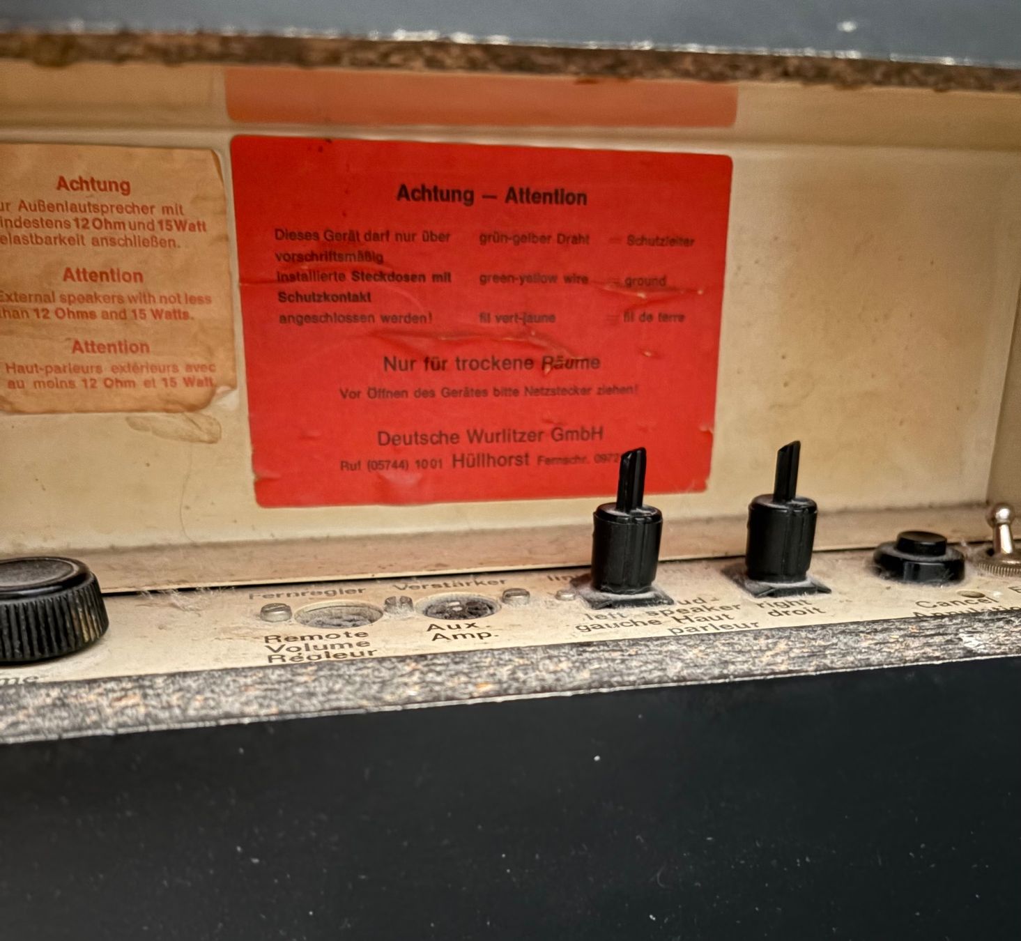 Wurlitzer Jukebox: Wurlitzer Baltic 3 – Usato da Aarwangen venduto da concorde58 4