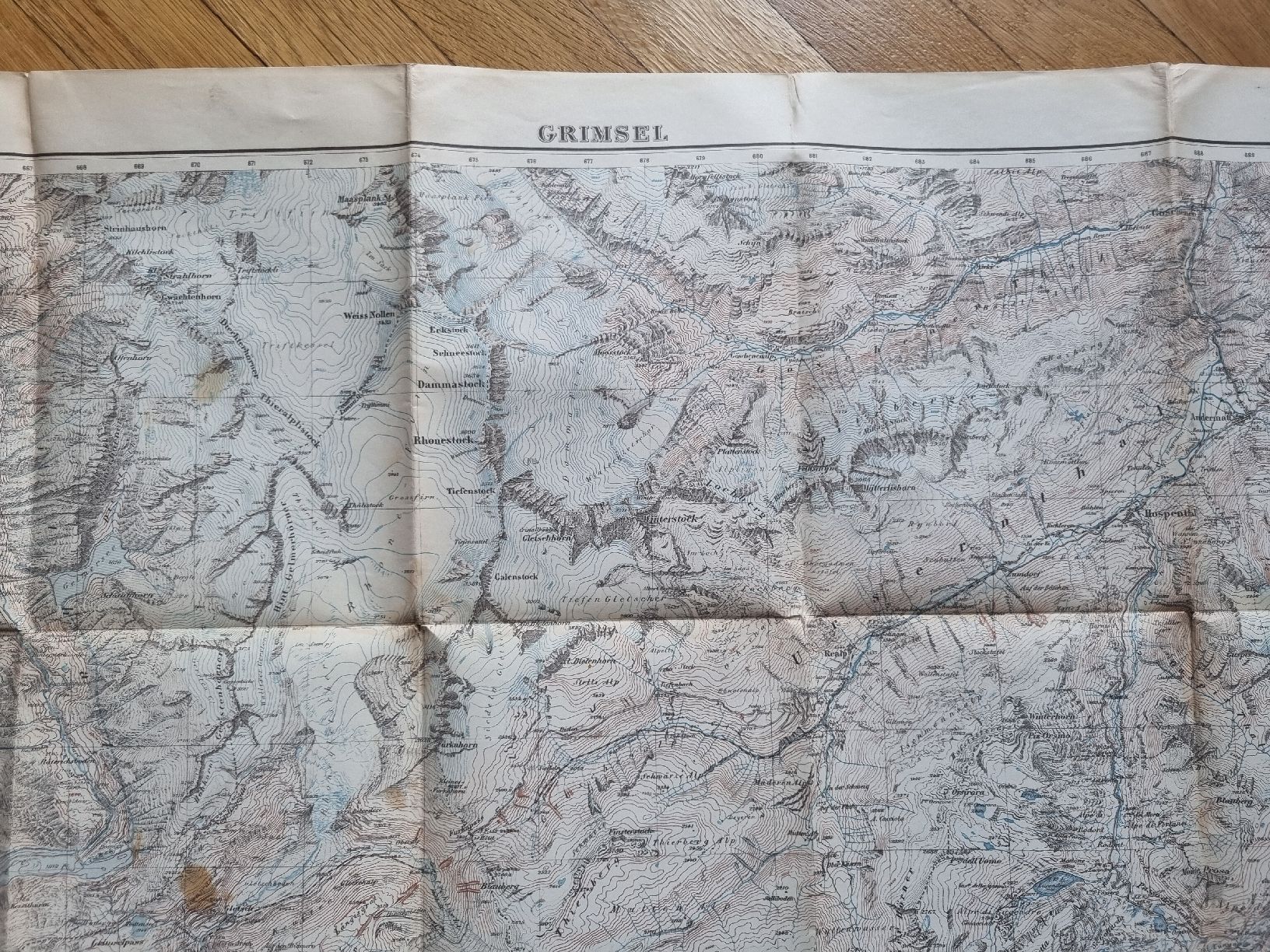 Cartine & Atlanti: Mappa Antica Grimsel – Usato da Minusio venduto da Samuel__b 3