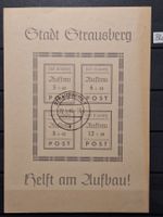 Lokalausgaben Strausberg Block 1 l F gestempelt Selten