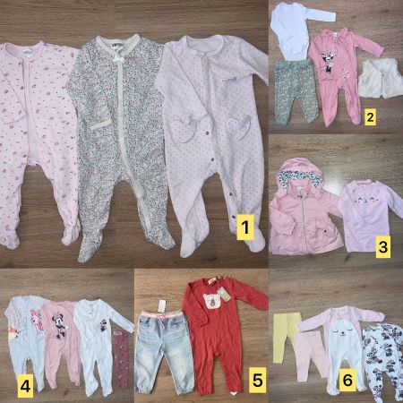 Baby Mädchen Kleiderpaket Gr.74/80