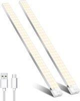 LED Schrankbeleuchtung 60cm 2Stück Warmweiß