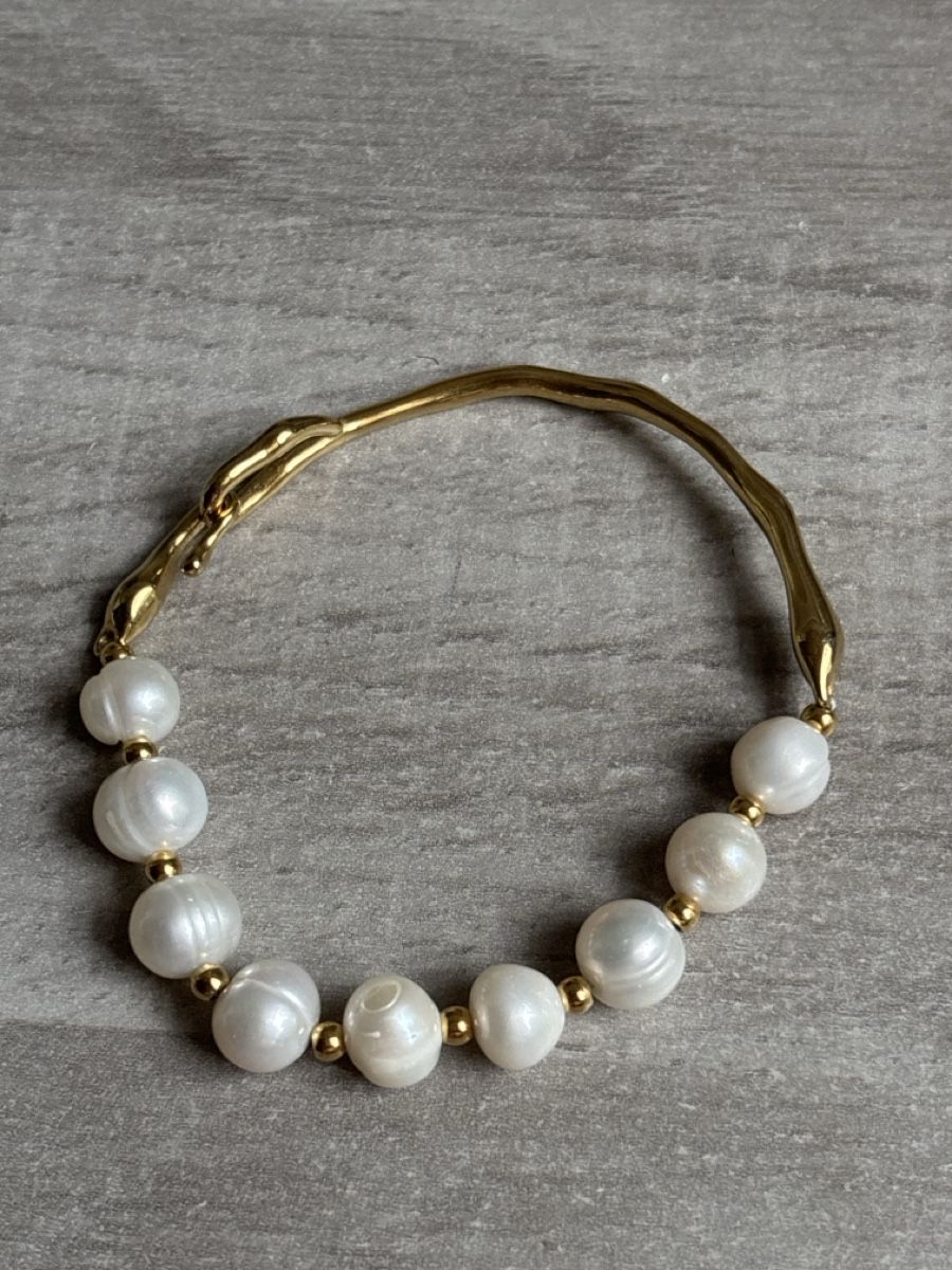 Bracciali & Braccialetti: Bracelet plaqué or avec perles – Usato da Chêne-Bourg venduto da iva_6fxv 1