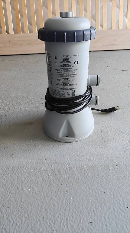 Riscaldamento: Intex Krystal Clear 638R Kartuschen-Filterpumpe – Usato da Therwil venduto da thoemse_99