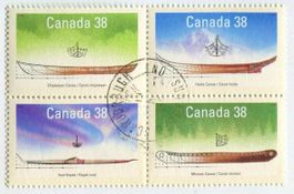 Briefmarken "Kanu & Kajak". Kanada.