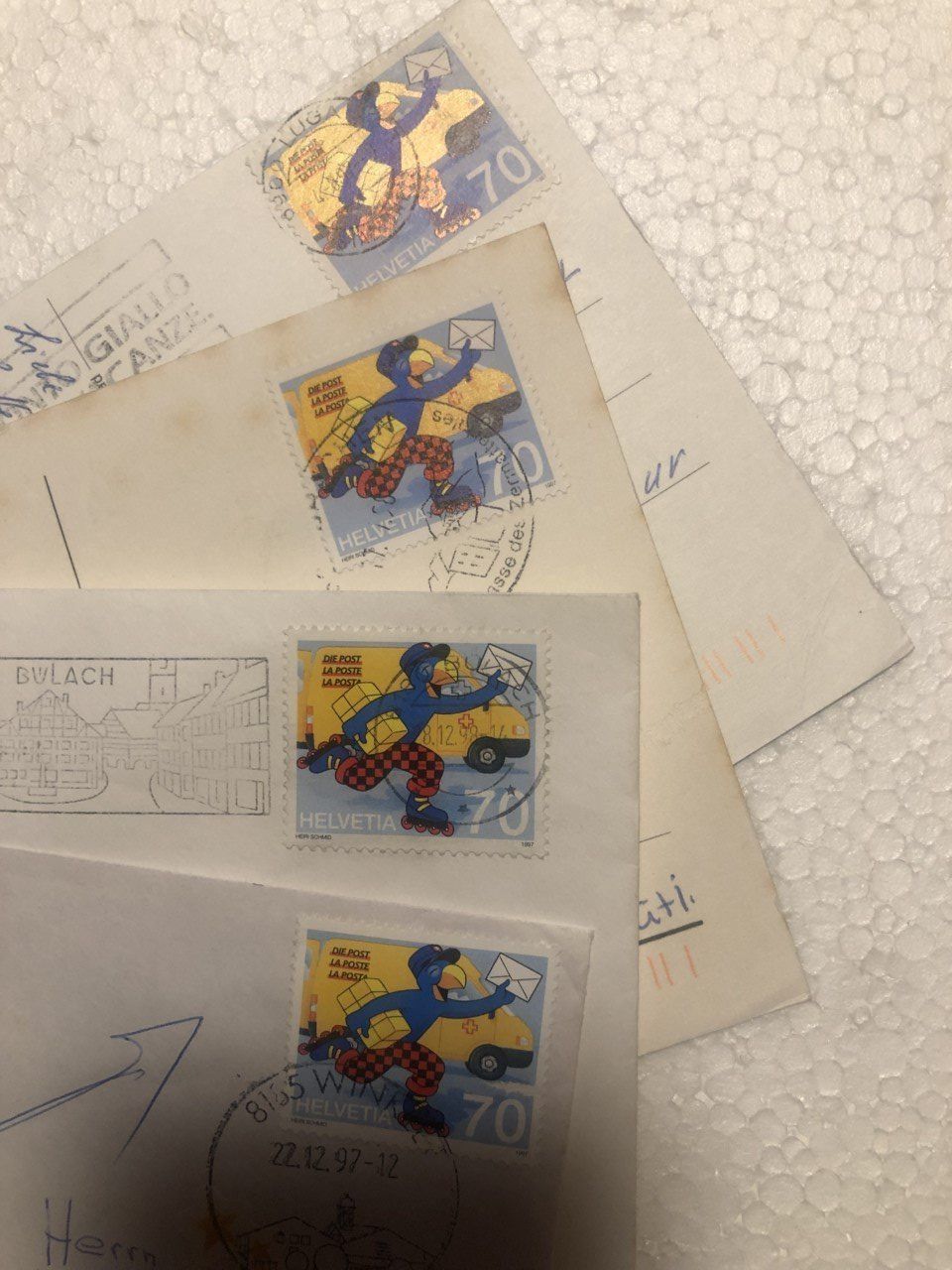 Tutti i francobolli: 4 Globibriefmarken – Usato da Winkel venduto da Kade50 2