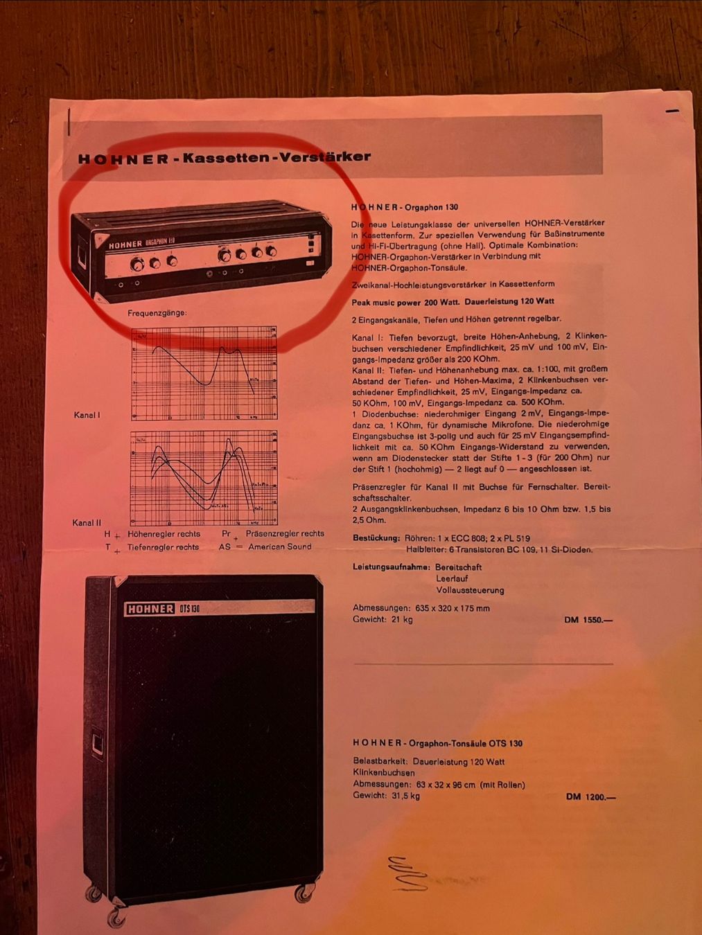 Hohner Amplificateurs: Hohner Orgaphon 130 – D'occasion à Winterthur par yelling_at_cloud 3