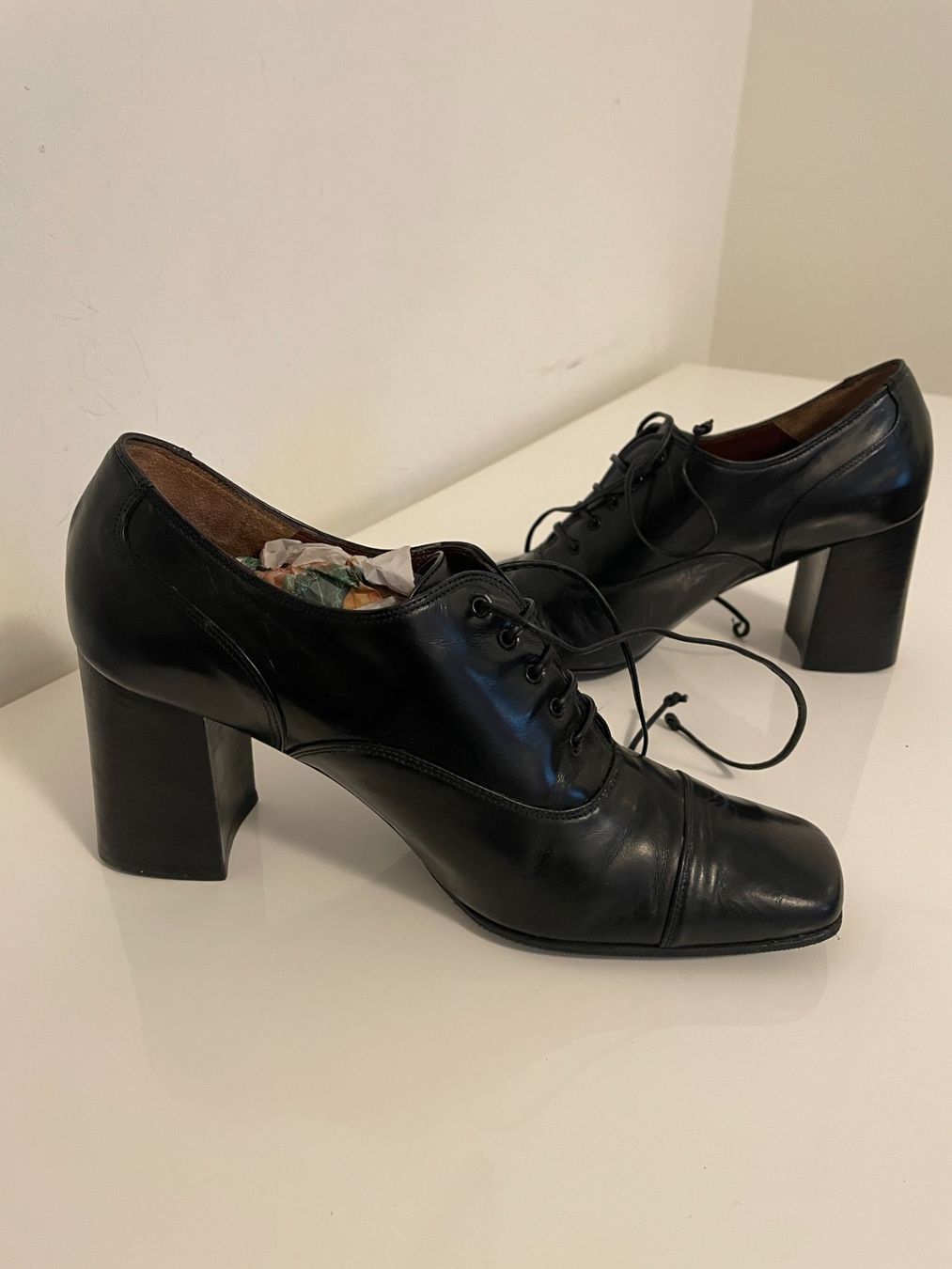 Chaussures femmes: Vintage Lace Up Lederschuhe – D'occasion à Zürich par nao_6f5t 1