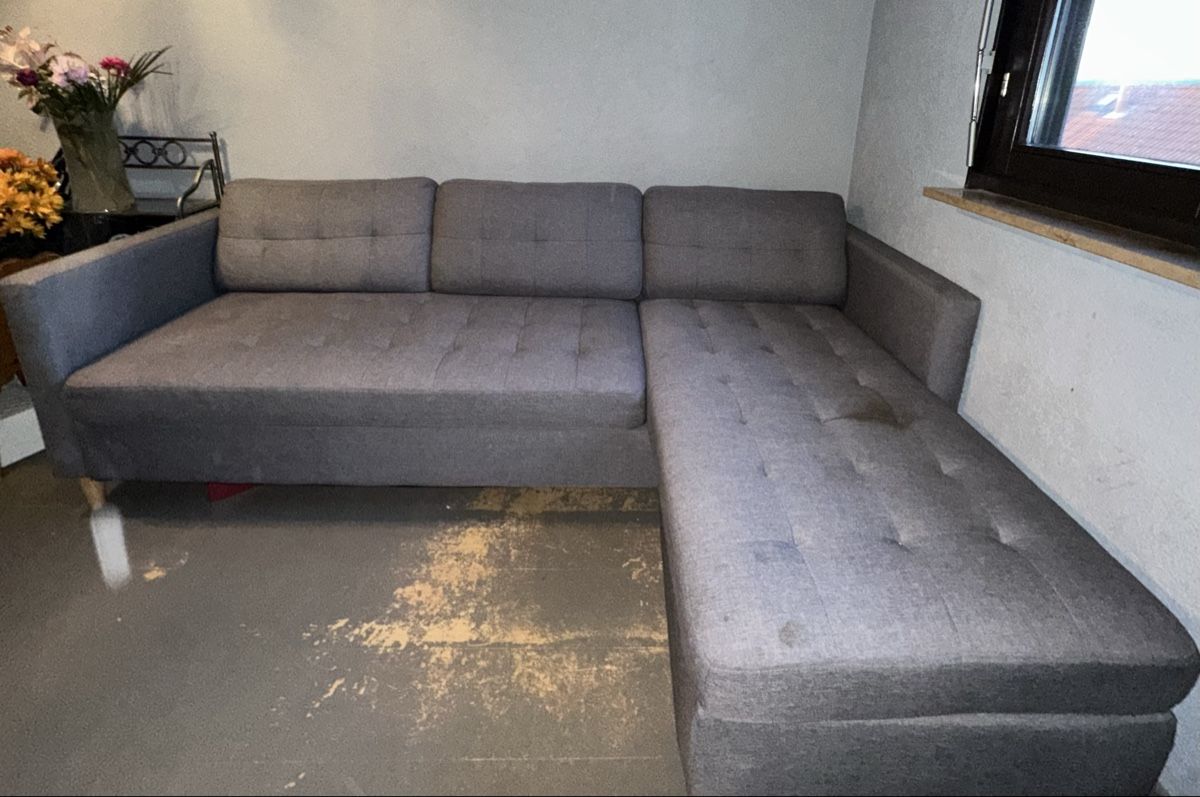 Divani: Occasion Sofa Grau mit Schlaffunktion und Eckteil links – Usato da Bellmund venduto da joe_nv5h 8