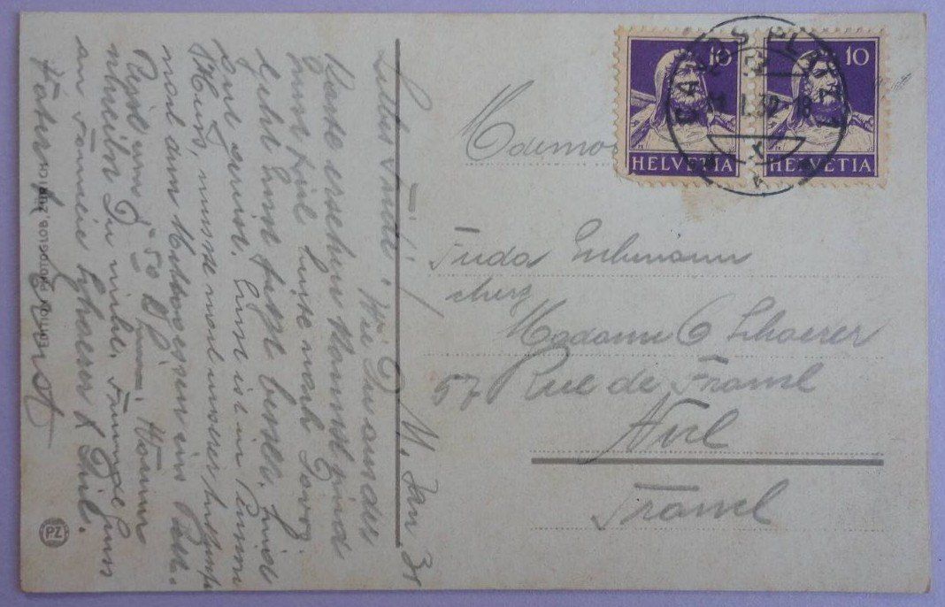 Cartoline postali: Davoser-See – Usato da Fétigny venduto da Billy2miny 1