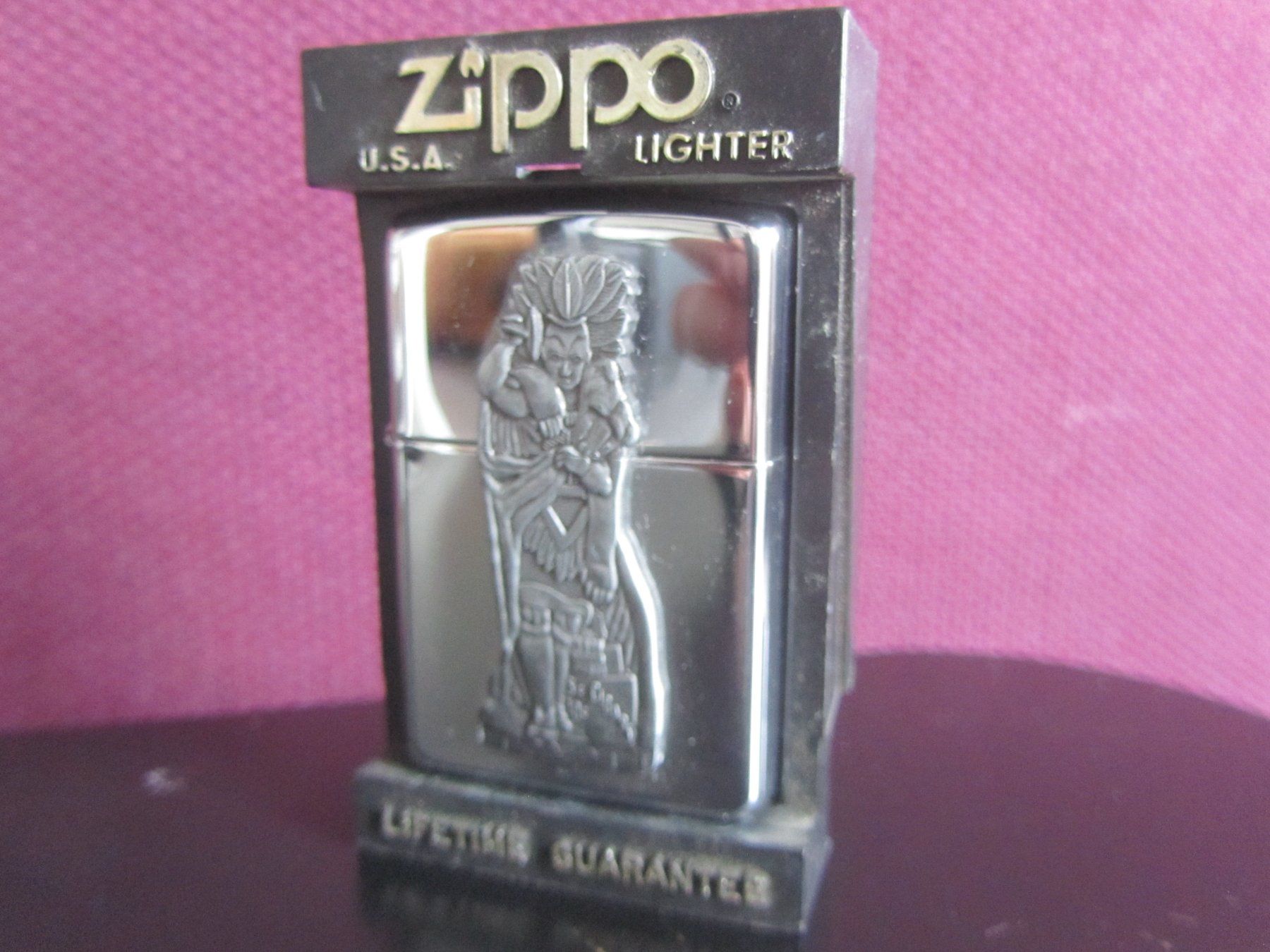 Zippo Feuerzeuge: Zippo Mayan Azteca 1996 – Gebraucht aus Pampigny von Calypso06 1