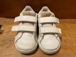 ADIDAS Sneaker klassisch Weiss / Gold Gr. 22