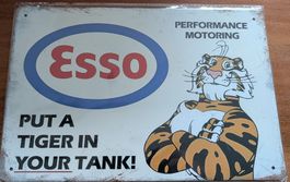 Esso / A4 Blechschild /Deko-Schild, neu und originalverpackt