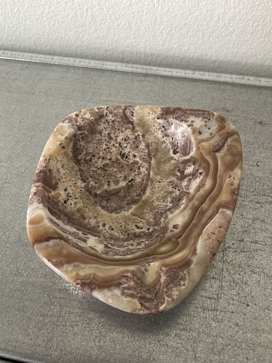 Portacenere: Vintage Onyx Aschenbecher – Usato da Basel venduto da Amechan. 8