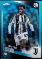 25-26 Topps Chrome UCC Jonathan David Juventus /299