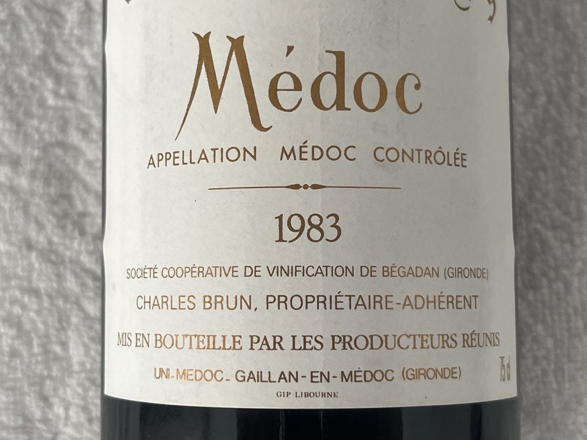 Wein: Rotwein Château Pey de By Médoc 1983 – Neu und originalverpackt aus Gockhausen von London95 2