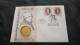 Mozart 200. Todestag Münze, 25 Schilling, Jahrgang 1991