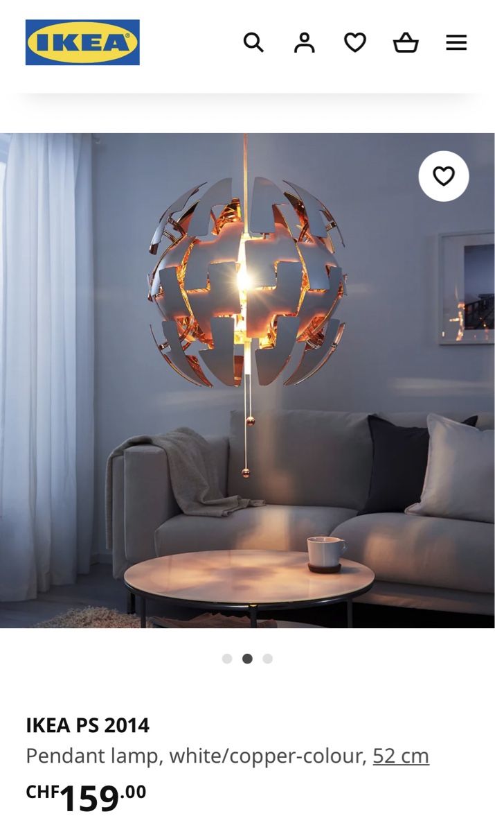 Ikea Kronleuchter & Deckenlampen: Hängeleuchte Ikea – Gebraucht aus Steinmaur von