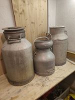 Milchkannen und Melkeimer Alu