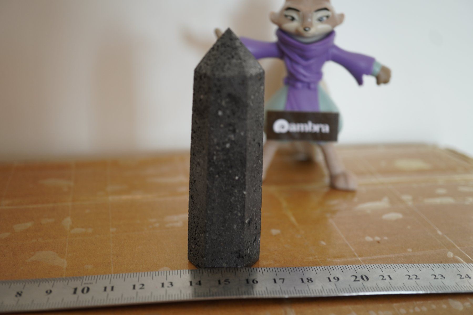 Minerali & Pietre curative: Lava       Spitze   Spanien      9 cm x  2.5 cm – Nuovo e nell'imballaggio originale da Eschenbach SG venduto da topstone 3