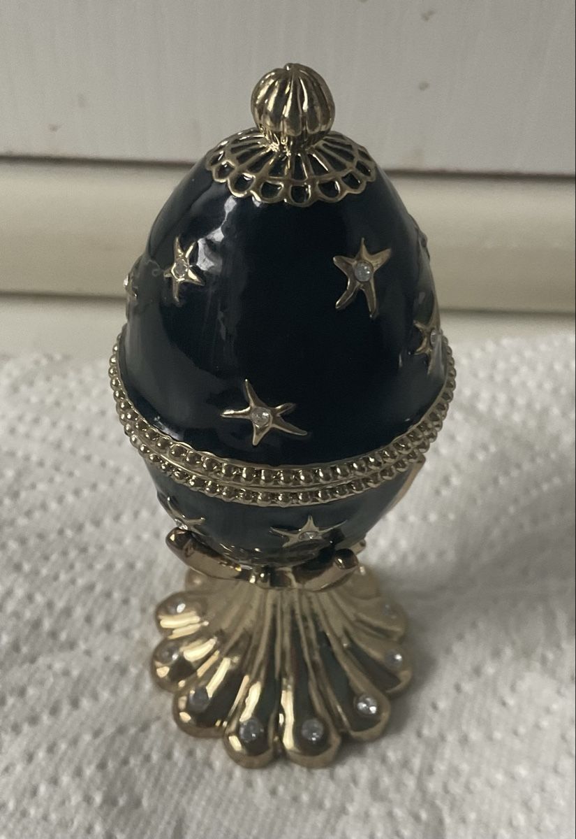 Franklin Mint Statuette: FRANKLIN MINT EI MIT SWAROVSKI STEINEN – Usato da Adlikon b.Regensdorf venduto da Crystaldragon09 1