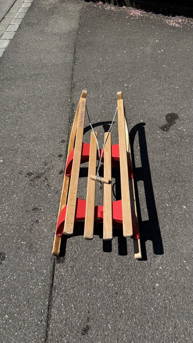 Slitta: Faltbarer Holzschlitten – Usato da Küsnacht ZH venduto da Floor1an 1
