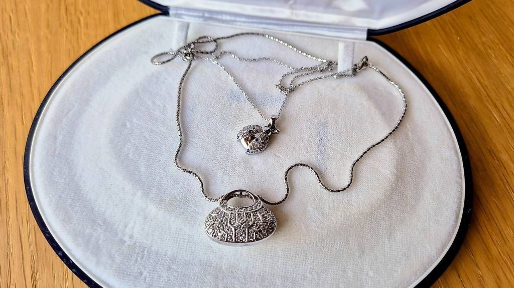 Ketten: Collier en argent 925 avec pendentif – Gebraucht aus La Chaux-de-Fonds von danydeneuch
