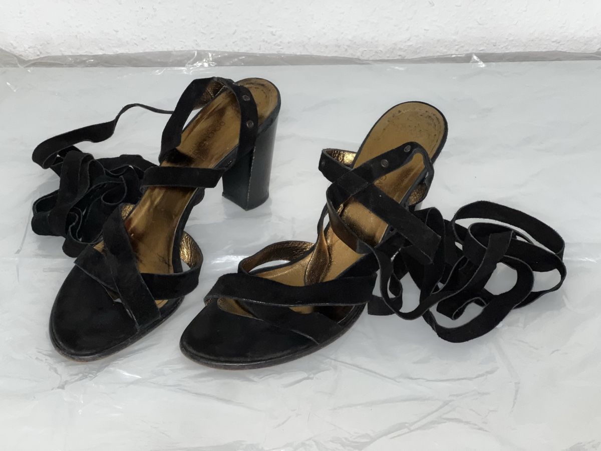 Dolce & Gabbana Damenschuhe: Chaussures sandales Dolce & Gabbana cuir 40 – Gebraucht aus GENÈVE von triple7ch 1