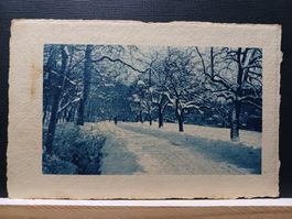 ZH, Winterlandschaft, wo, Stempel Birmensdorf