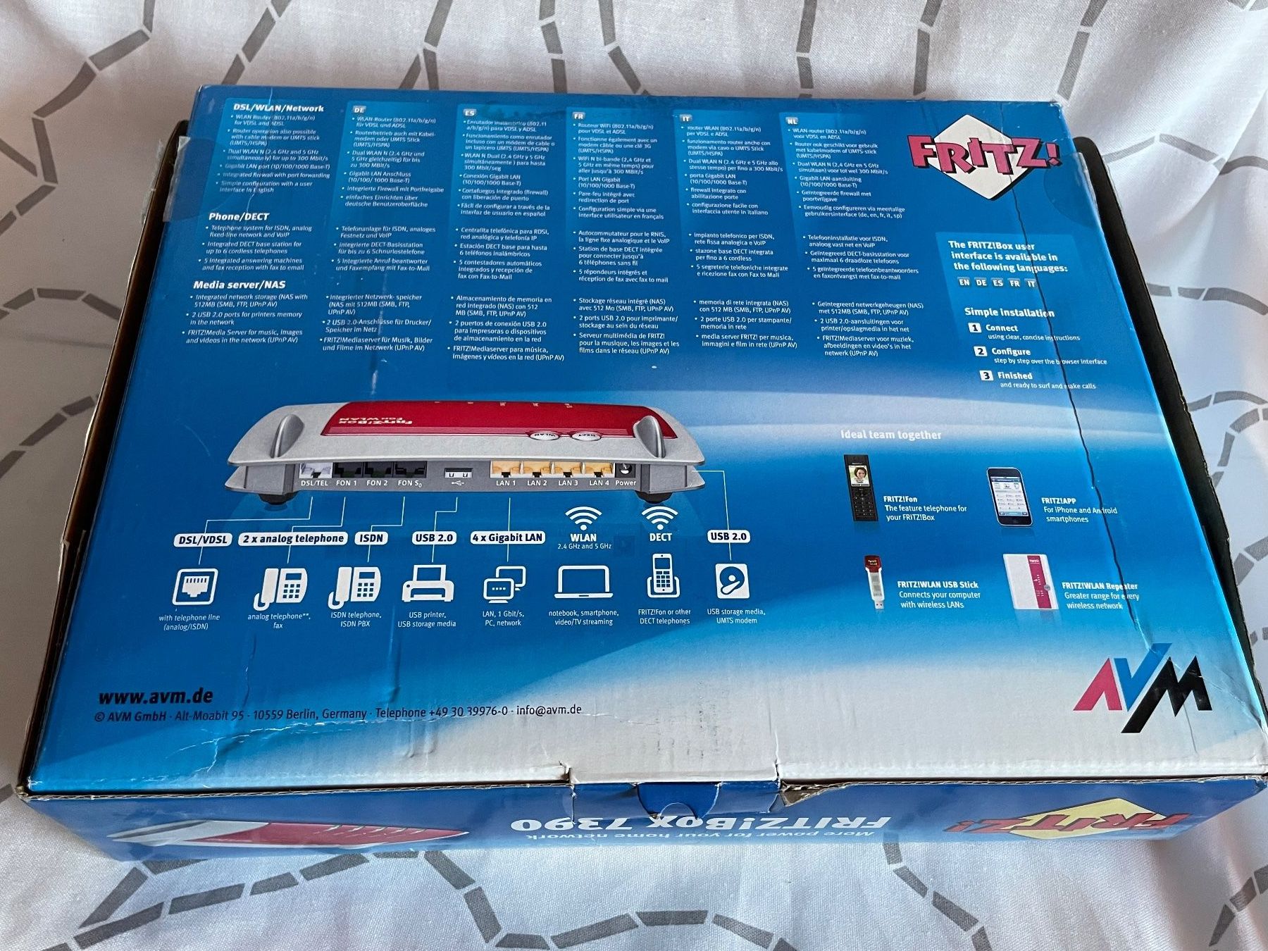 Fritz Modems & Router: Fritz Box 7390 Router, ab Fr. 1.-- – Gebraucht aus Rafz von stg101 1