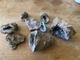Mineralien & Geoden Sammlung – 8 schöne Stücke – Kristalle