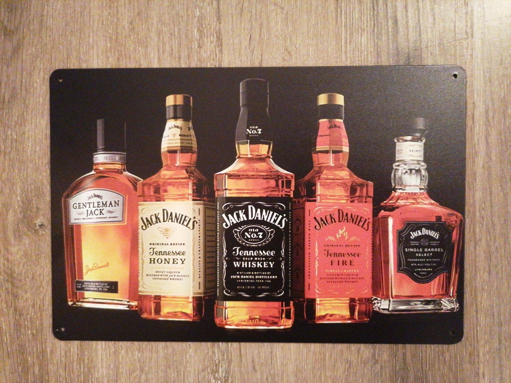 Jack Daniels Schilder: Jack Daniels Blechschild – Neu (gemäss Beschreibung) aus Hasle LU von willys41