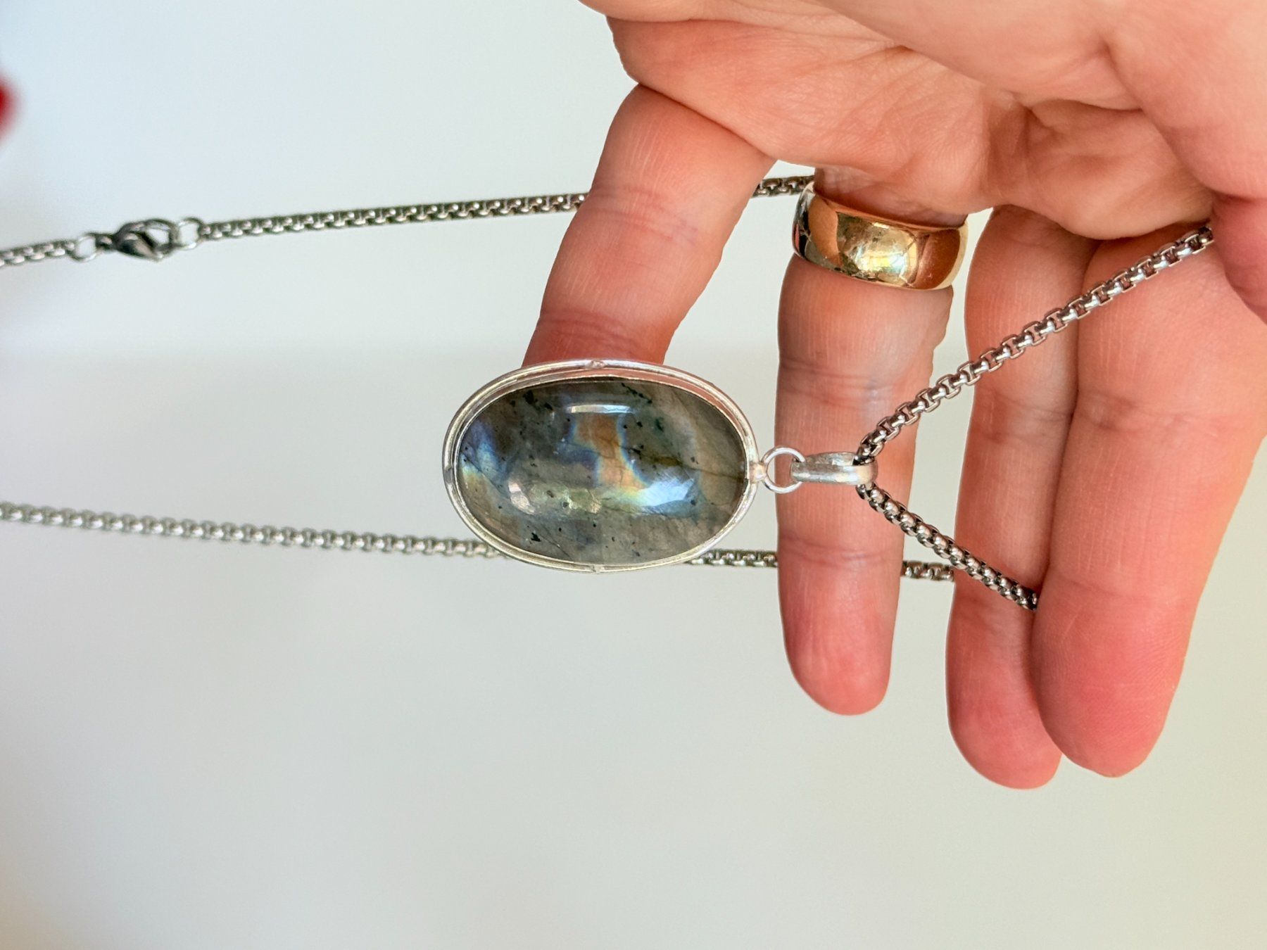Catenine: Collier Labradorite  - Élégance intemporelle! – Nuovo e nell'imballaggio originale da Genève venduto da AWWA 9