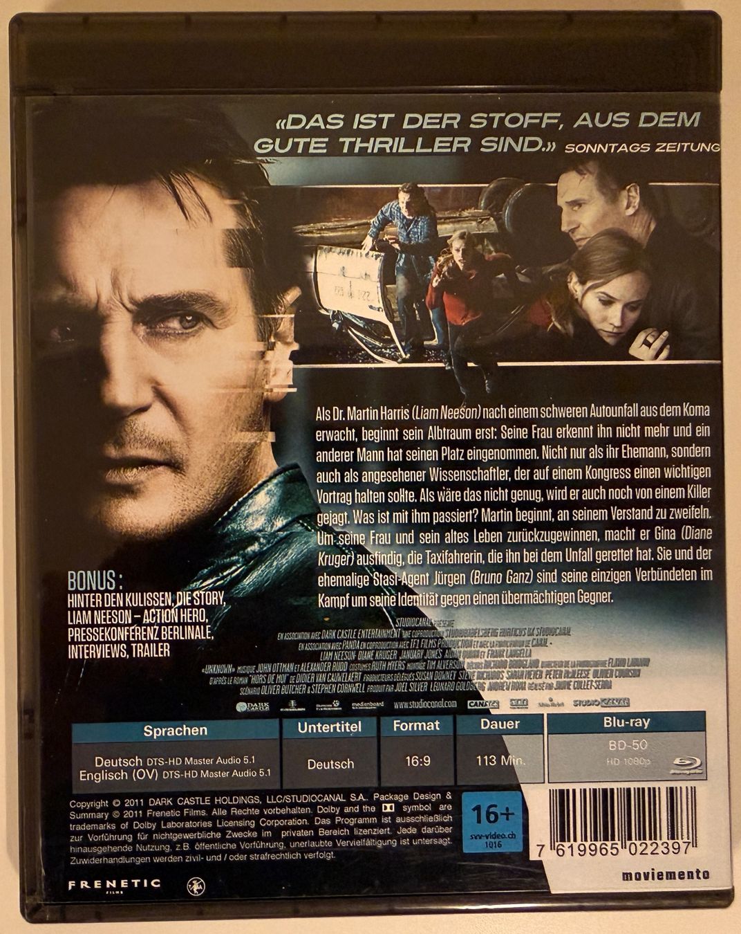 Tutti i DVDs: Unknown Identity – Usato da lostorf venduto da westwinkel 1