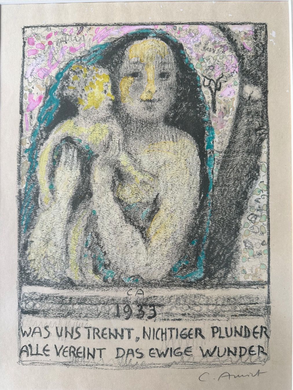 Grafica & Litografie: Cuno Amiet, Mutter und Kind – Usato da Adligenswil venduto da e17s15 3