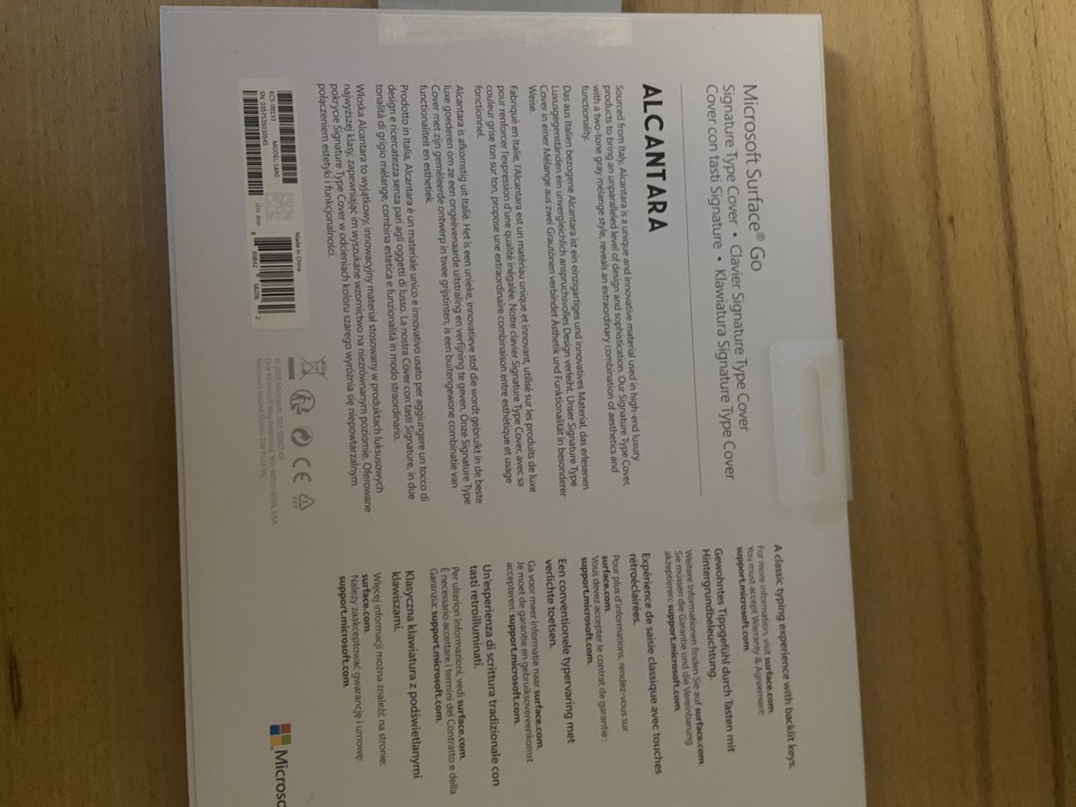 Microsoft Tastaturen: Microsoft Surface Go Signature Type Cover  – Gebraucht aus Basel von ramona.evelina 1