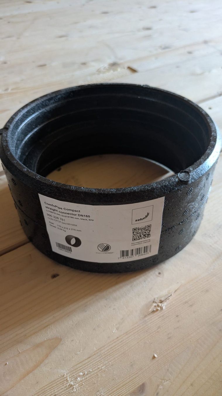 Bombes aérosol: Zehnder ComfoPipe Compact Doppelmuffe DN160 – Neuf (Voir description) à Grosshöchstetten par HCOG