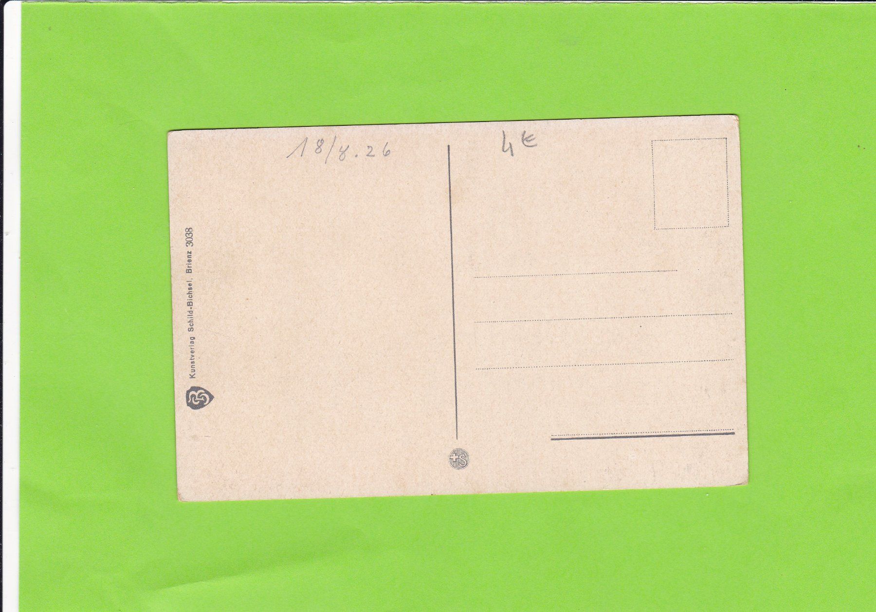 Cartoline postali: Interlaken-Höheweg – Usato da St. Peterzell venduto da neckertal 1