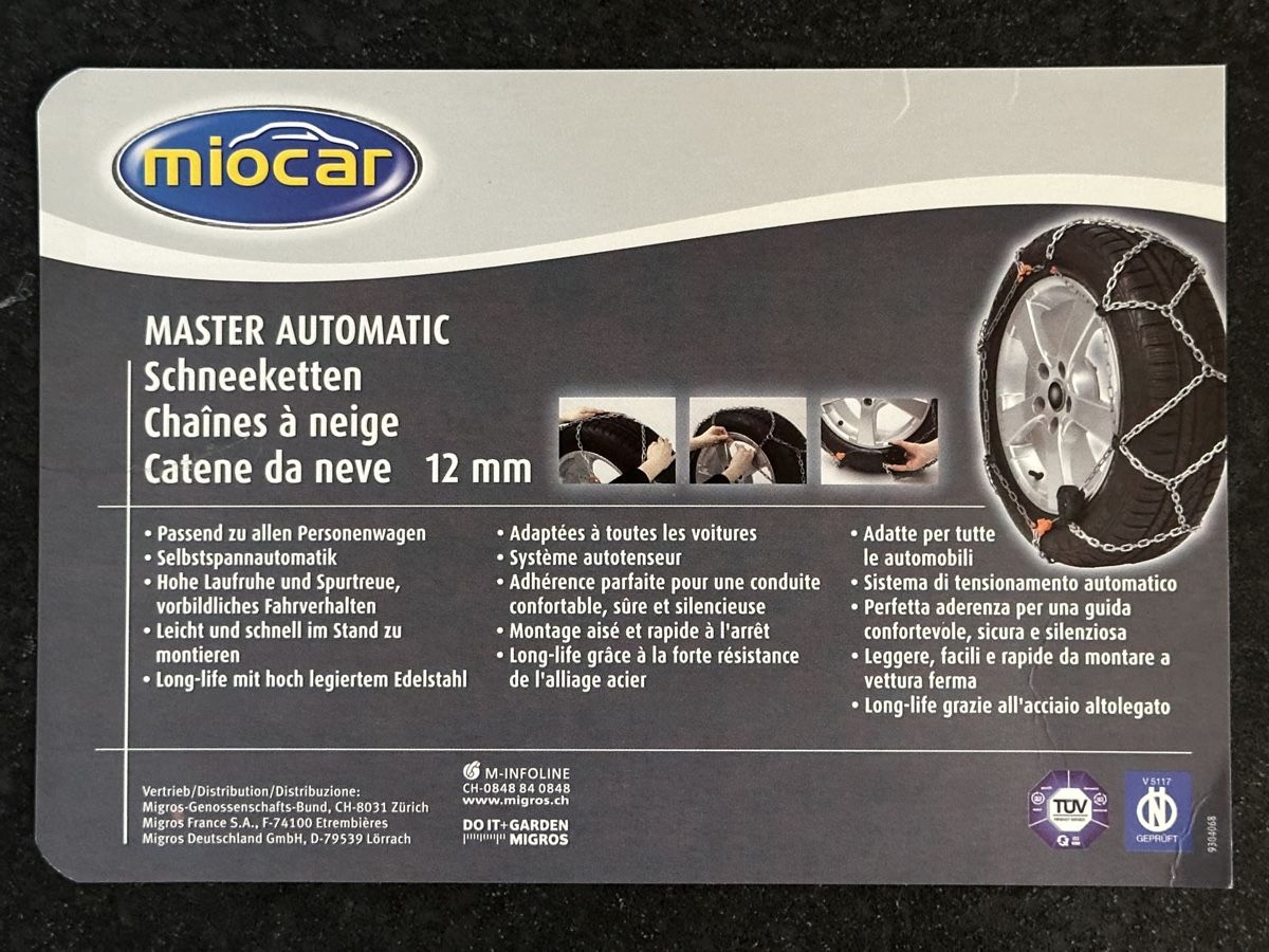 Catene da neve: Schneeketten – Nuovo e nell'imballaggio originale da Reinach BL venduto da Sdruefenacht