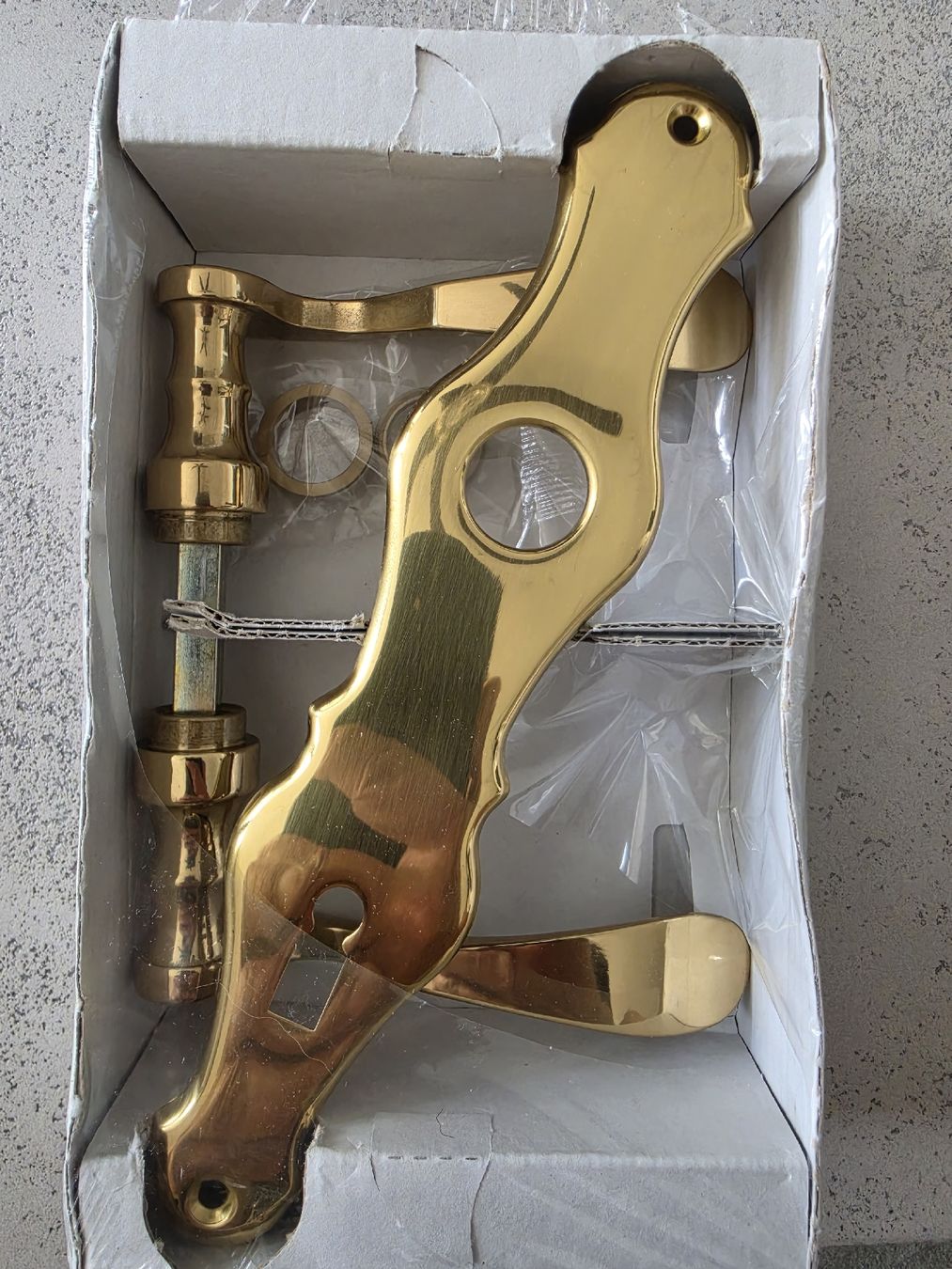 Ferramenta: Türdrücker Messing – Nuovo (secondo la descrizione) da Neuenhof venduto da nightflight.81