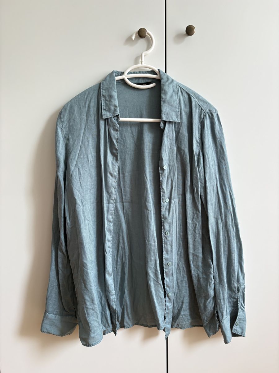 Massimo Dutti Camicette: Leinenhemd blau, Grösse 36, Massimo Dutti – Usato da Zürich venduto da Sera.13 1