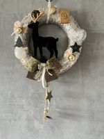 Türkranz Weihnachtsdeko Hirsch Christbaumkugel Hergiswil